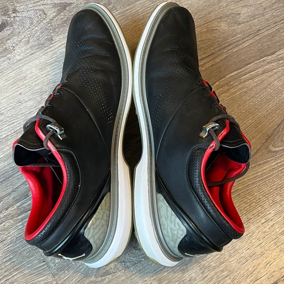 Nike Jordan ADG 4 Golf Shoes Black Leather Mens 12 UK‎ 11 EU 46 - Picture 7 of 11